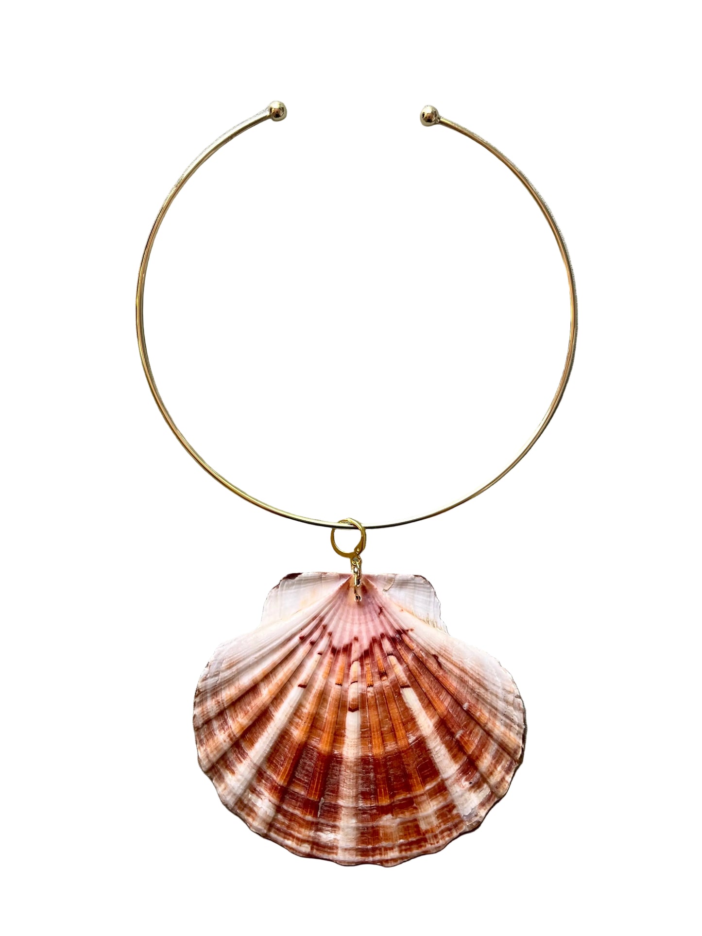 Brass Choker - Shell charms not included
