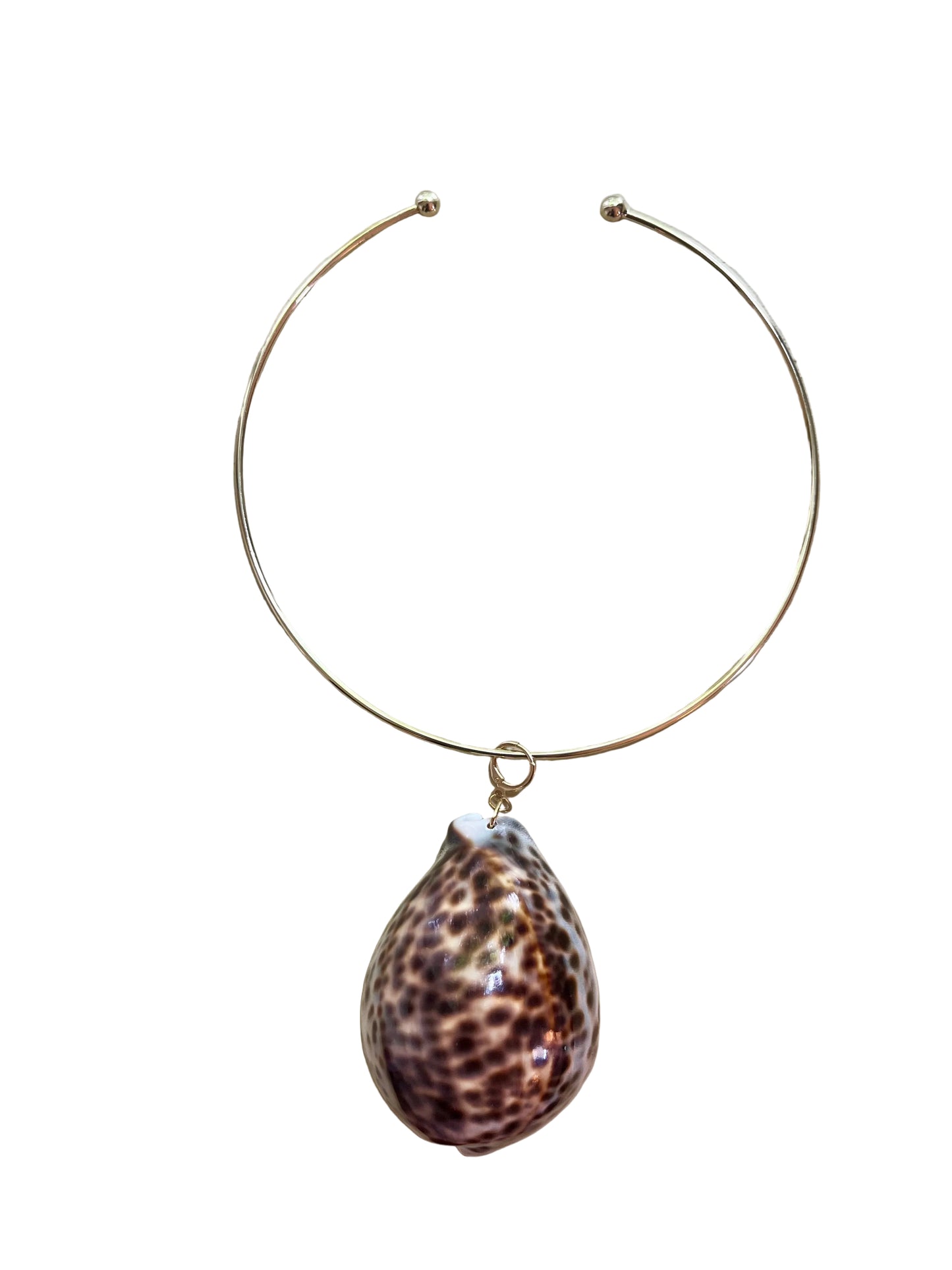 Brass Choker - Shell charms not included
