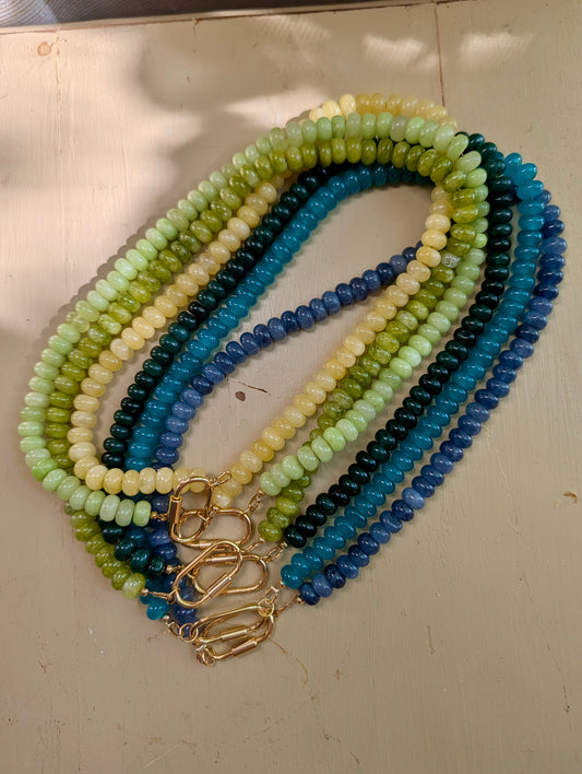 Gemstone Charm Carabiners - Endless Summer Colors